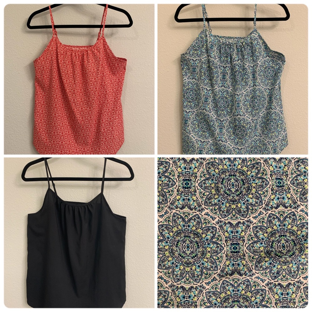 BUNDLE of 3 Faded Glory Tank Tops